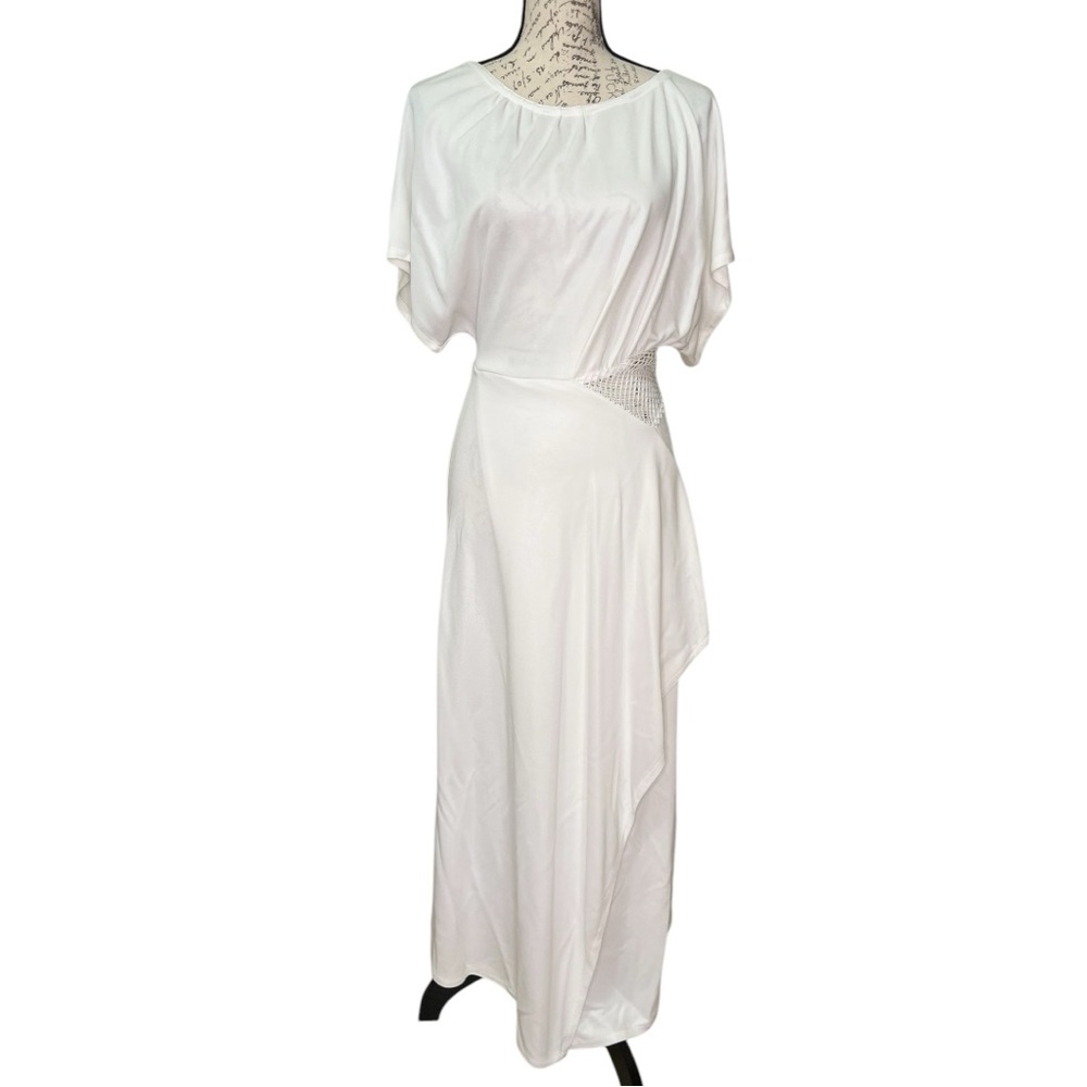 YIGAL AZROUËL | NWT White Maxi Dress for Women Size 6 Medium - Picture 4 of 16